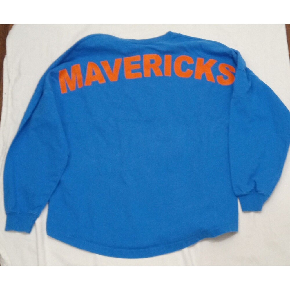 Pennant Sportswear UTA Mavericks Blue Orange Long Sleeve T-Shirt Men's Med Note